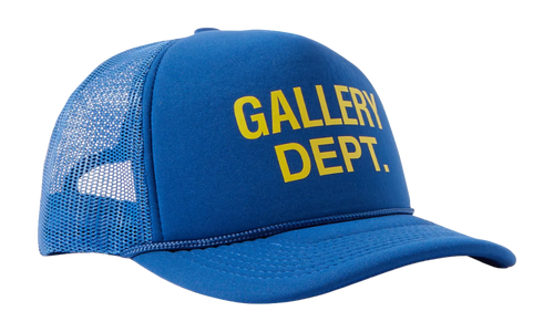 Logo Print Trucker Cap "Blue" GD077