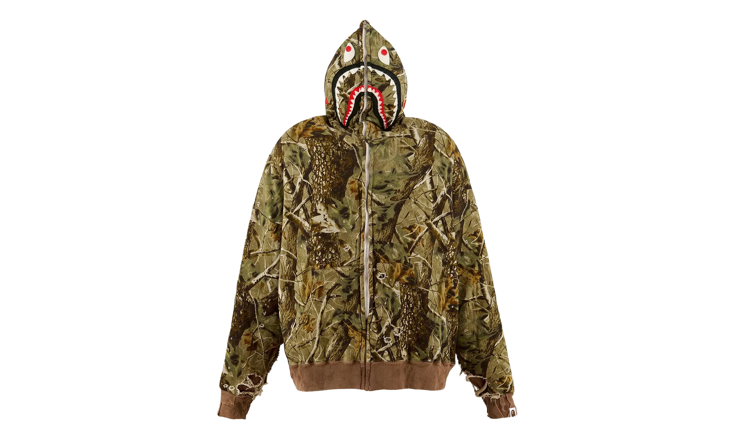 Zip Up Hoodie "Bape Shark Camo" SM HR1 0000 C38