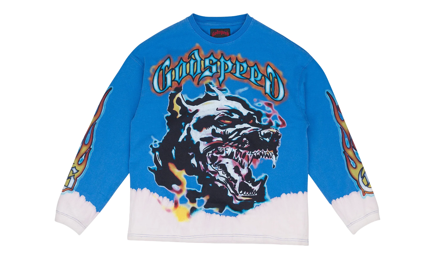 Off The Leash L/S T Shirt "Blue" GDS-MTPS-0037