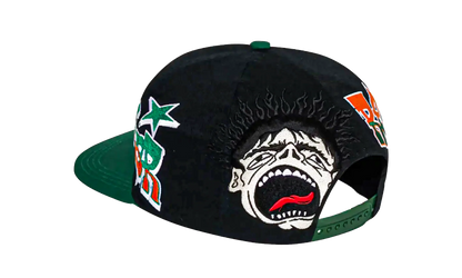 Records Snapback Hat "Green / Black" HSR146