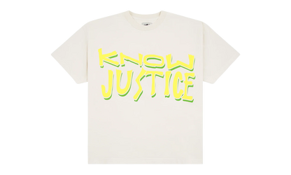 Know Justice Know Peace Tee "White" BAR20