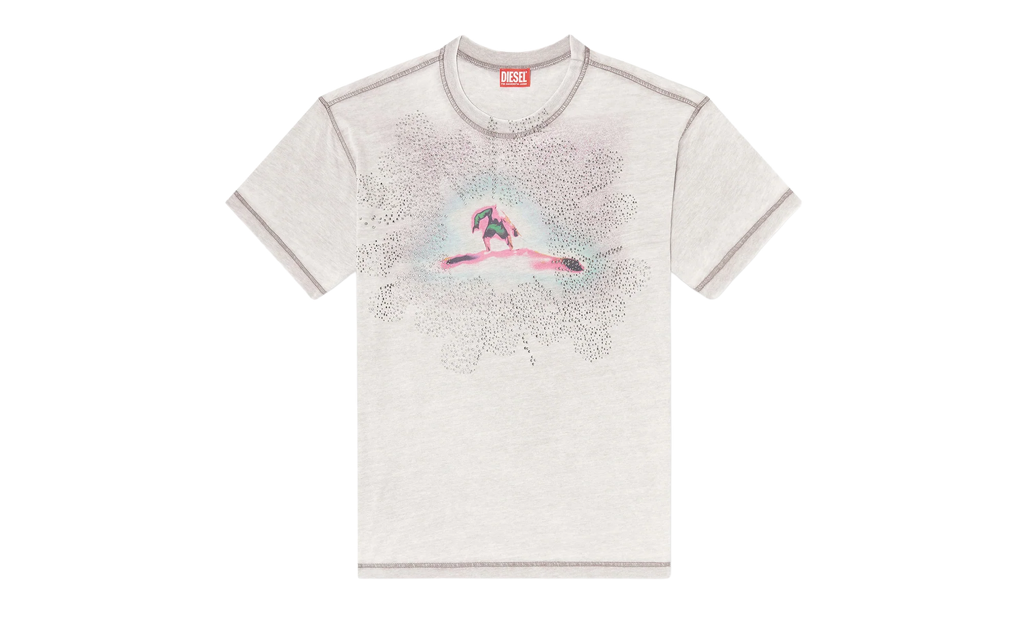 Studded Surfer T-Shirt "Grey" A204250PLBQ97DA