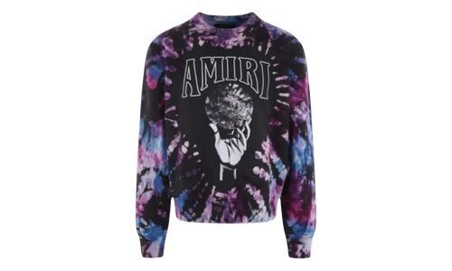 Crystal Ball Tie-Dye Sweatshirt "Purple" PS23MJG060-510
