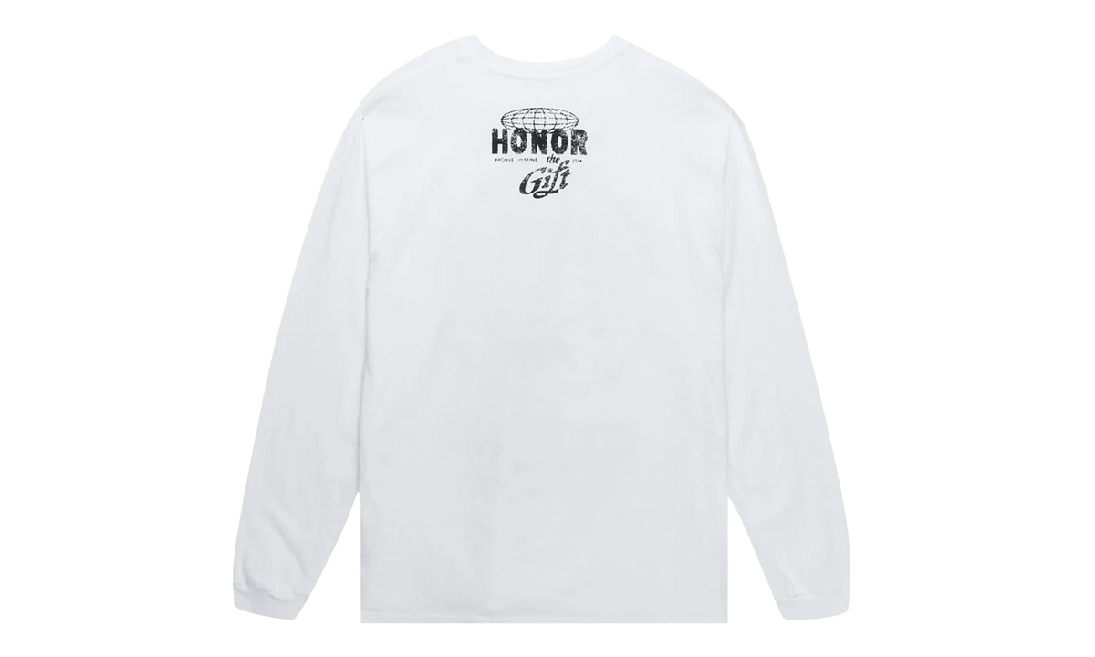 Global Logo Long Sleeve Tee "White" HTG250545 WHIT