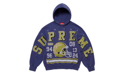Champions Studded Hoodie "FW24 - Dark Royal" SU27242