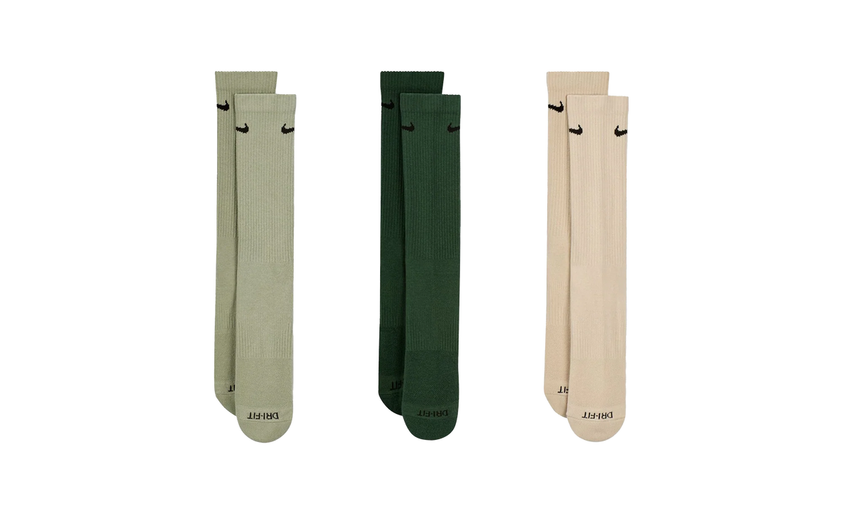 Everyday Cushioned Crew Socks (3 Pairs) "Multi-Color" SX6888 994