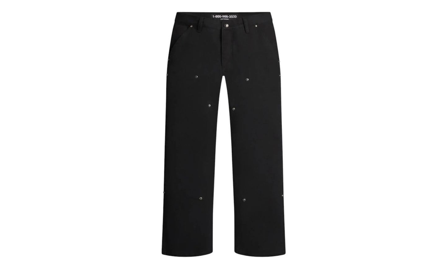 Detached Double Knee Pants "Black" 10062672
