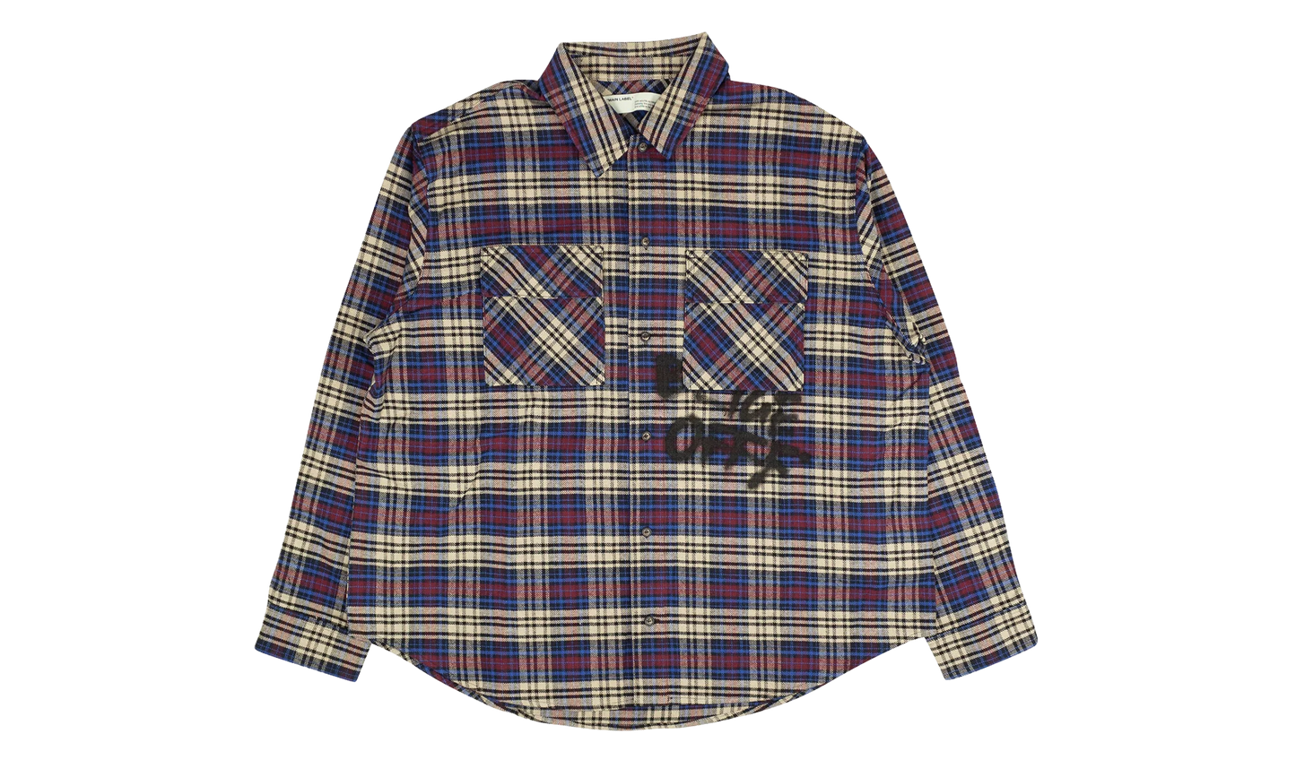 Flannel Check Shirt "Blue" 82NGG OW 1536