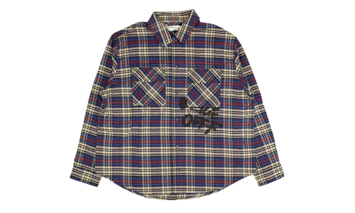 Flannel Check Shirt "Blue" 82NGG OW 1536