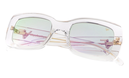 Manhattan Translucent Edition Acetate "Clear Translucent / Neon Green Flash Purple" VFMA2 0005