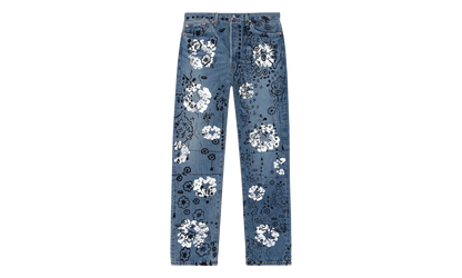 Irak Levi's 501 Wreath Logo Jeans "Light Wash / Vintage Indigo / Black" DT294