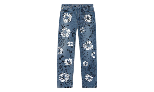 Irak Levi's 501 Wreath Logo Jeans "Light Wash / Vintage Indigo / Black" DT294