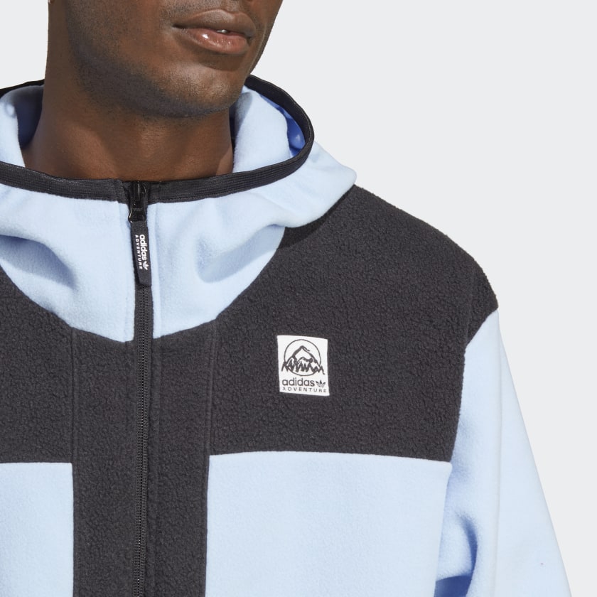 Men's adidas Adventure FC Full Zip Polar Fleece Hoodie