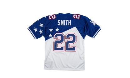 NFL Emmitt Smith Authentic Jersey "1994-95 NFC - White / Royal" AJY6LG19119 NFCWHRY94ESM
