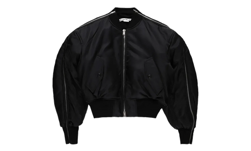 Nylon Bomber With Zips "Black" A90699900
