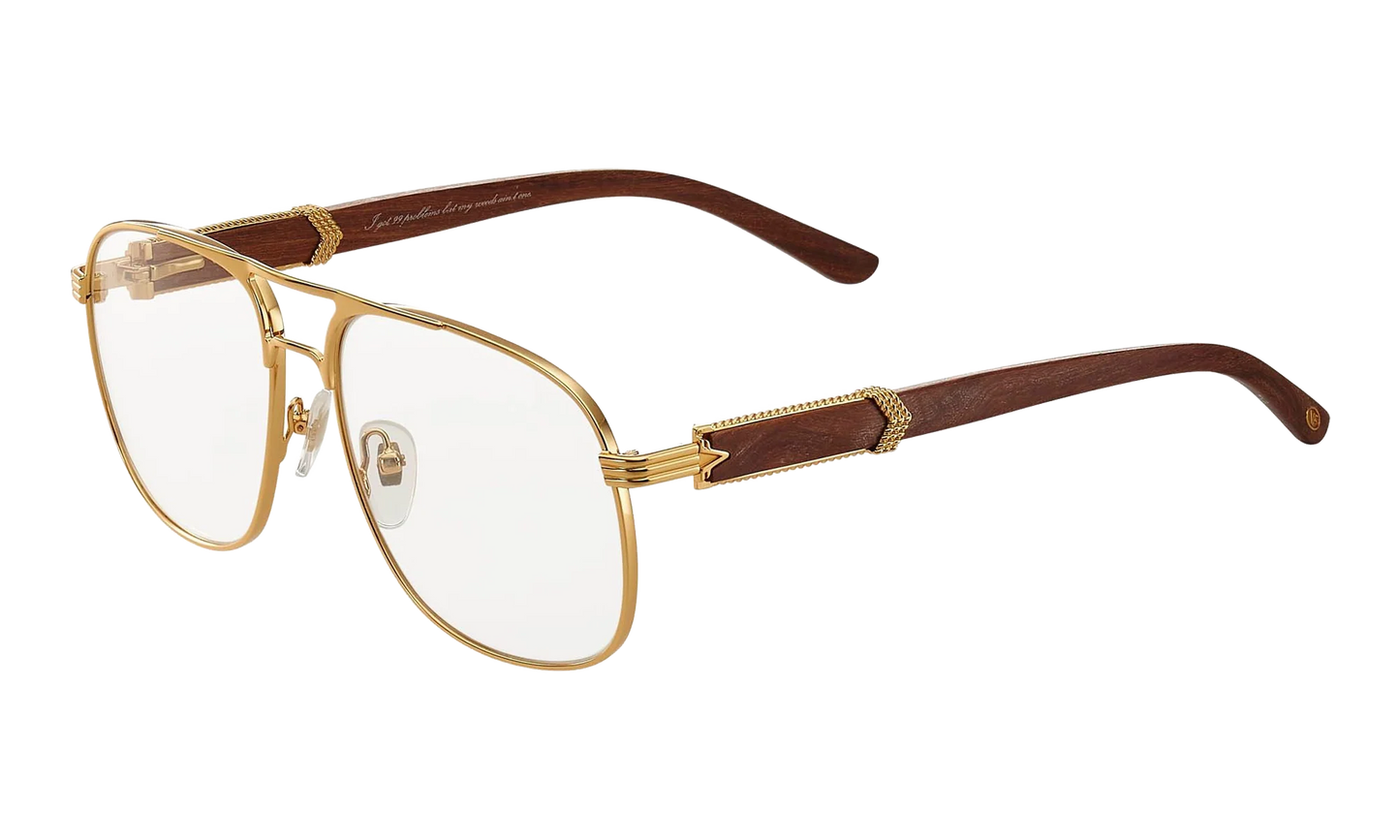 Snatch Atelier Mirage Woods "Yellow Gold / Clear" WDSN2 0003 23A5