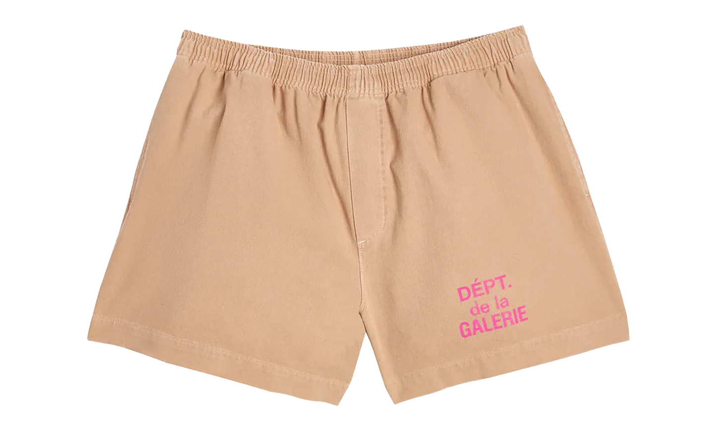 FRENCH LOGO ZUMA SHORTS "Cream" GD019