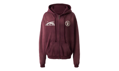 HS Logo Zip Up Hoodie "Burgundy" HSR122