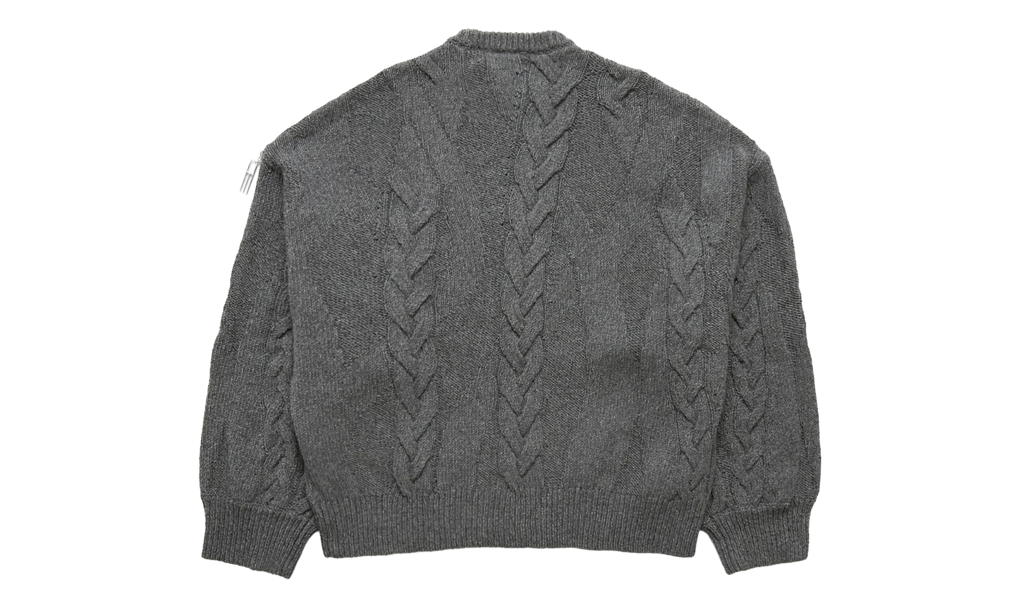 Linas Dual Crewneck Sweatshirt "Ash Grey" N3AW25N3KN03AG