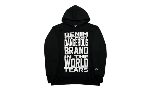 Mission Statement Hooded Sweatshirt "Black" DT307