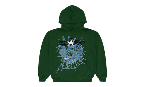Web Hooded Sweatshirt "Hunter Green" SP5der325
