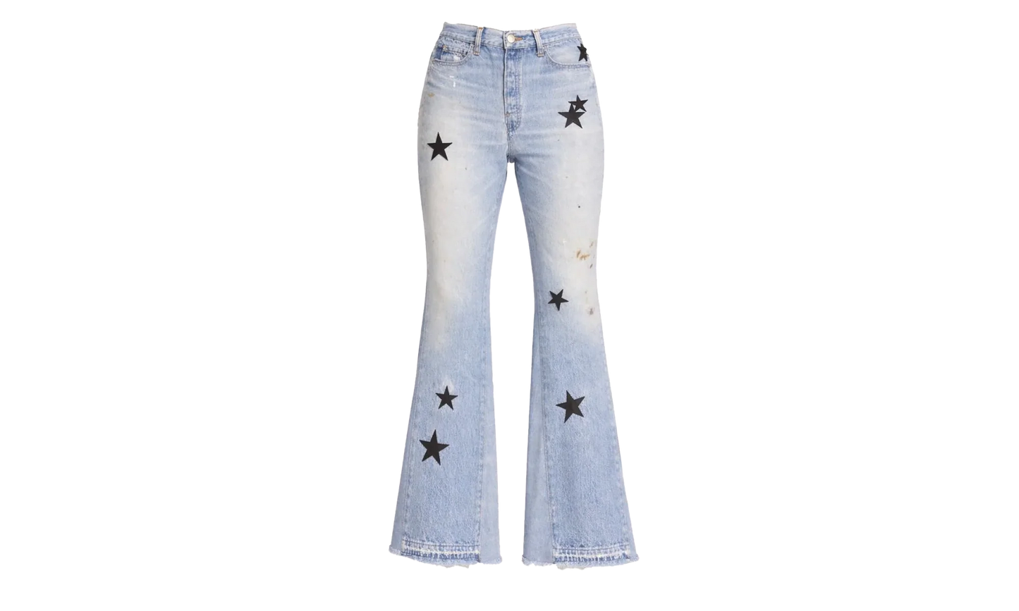 Leather Star Recon Flare Jeans "Multi Indigo" Y0W01406RD MUI