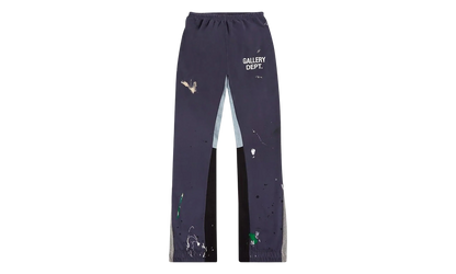 Painted Flare Sweatpants "Navy" GD030