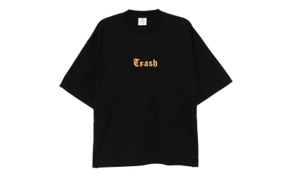 Trash Embroidered Regular T-shirt "Black" UH76TR540B BLAC