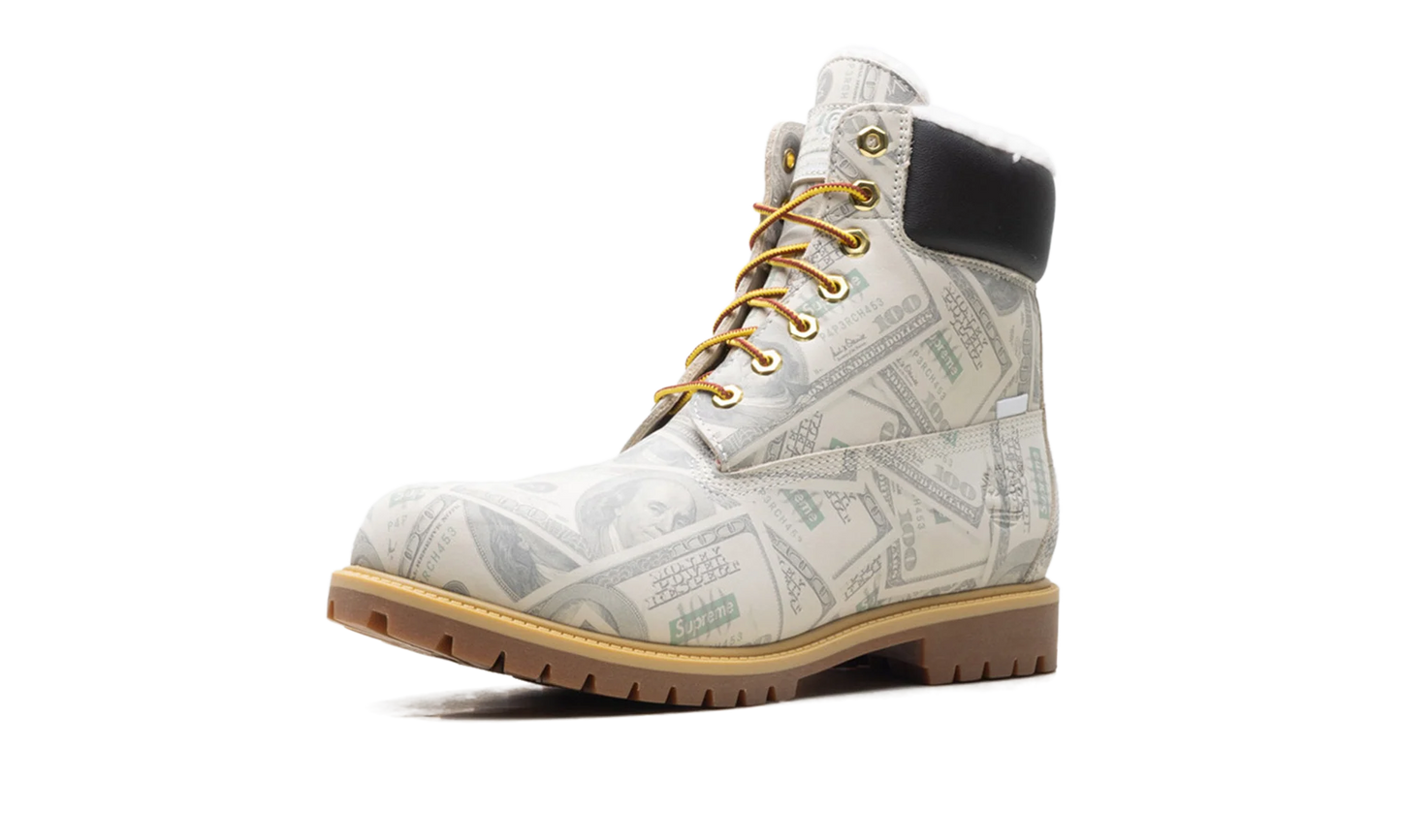 Timberland 6" Premium Waterproof Boot "Supreme x MM6 Maison Margiela $100 Bills" TB0A5NG5ALP