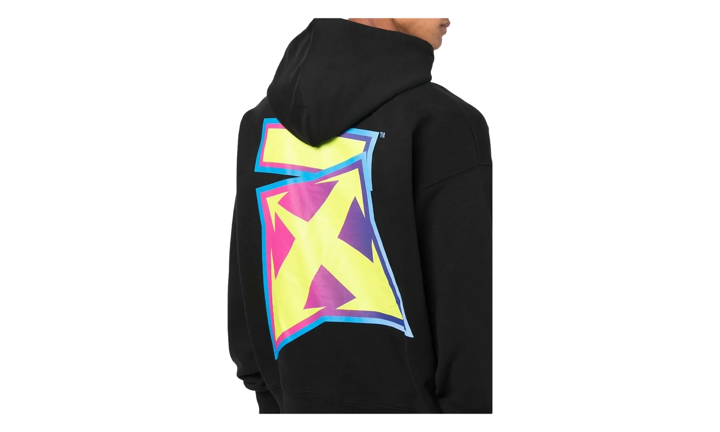 Degrade Thunder Skate Arrows Oversized Hoodie "Black / Multi" OMBB085F22FLE0041070