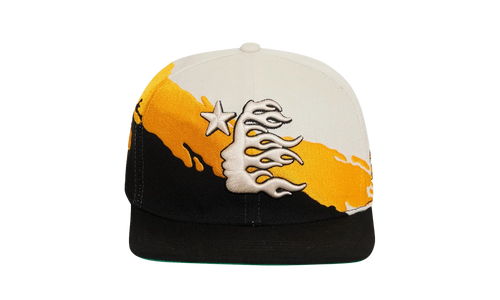 Paintbrush Snapback Hat "Orange / Black" HSR152