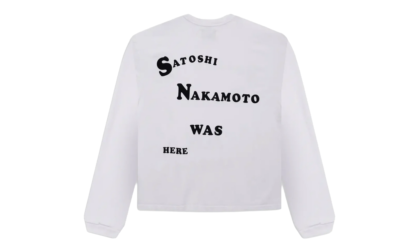 Follow Me Long Sleeve Tee Shirt "White" FW24LS001 WHT