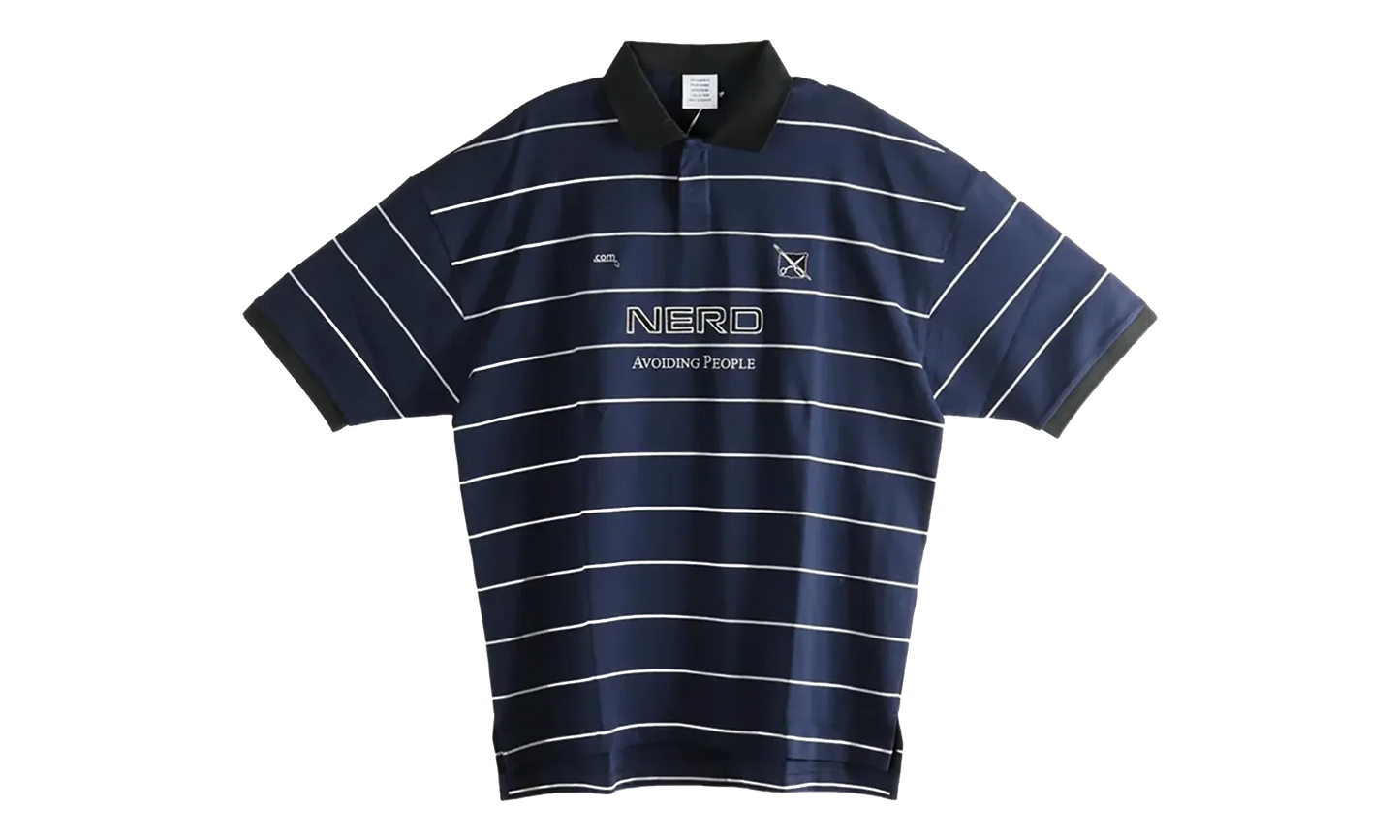 Nerd Polo "Navy/White Stripes" ME76PO205N NAVY