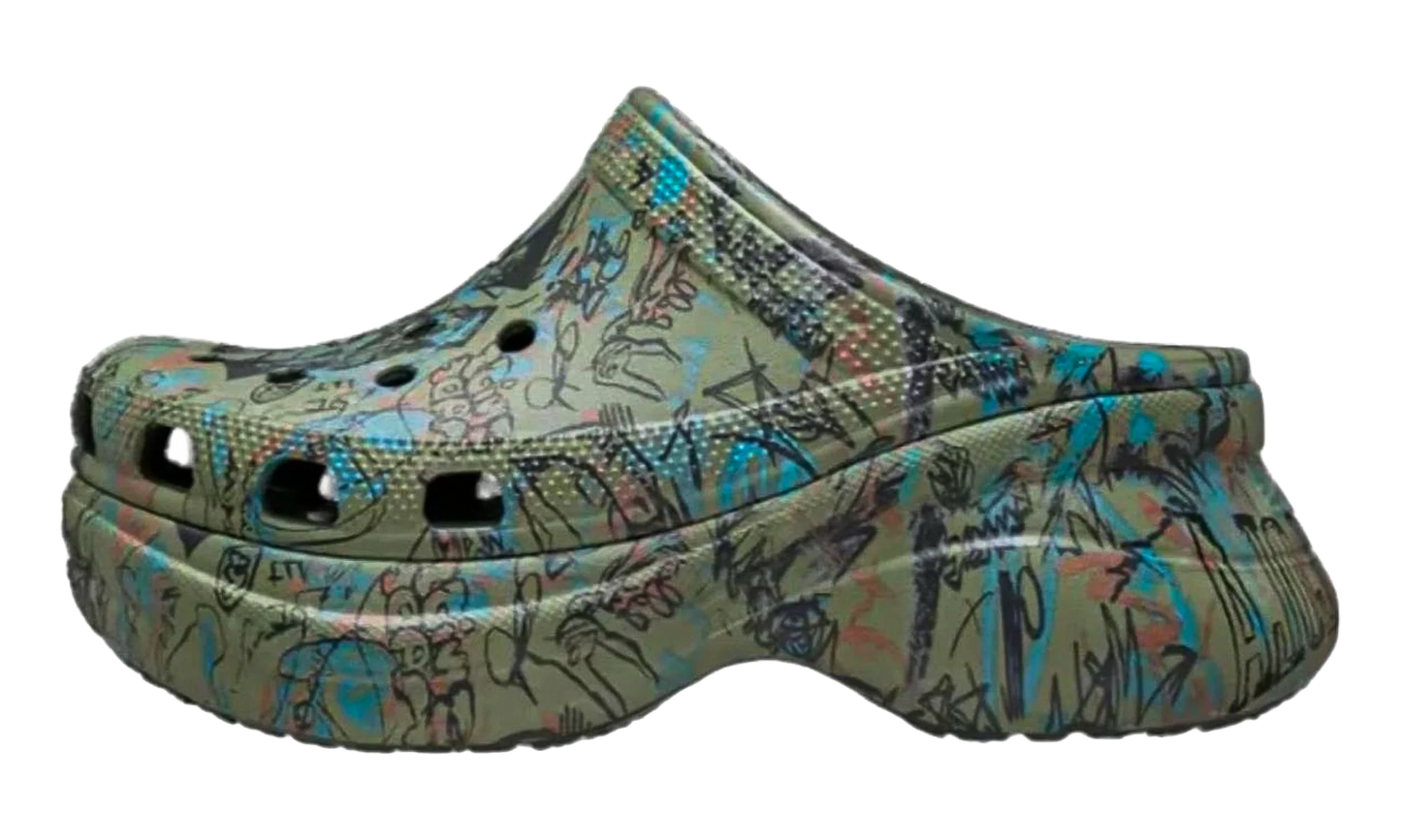Classic Bae Clog WMNS "Mowalola Forest" 211078 3UR