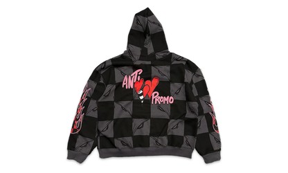 Anti Promo 99 Eyez FLAME Hoodie "Black / Grey" 14290 10004MBAP9E BLAC 442