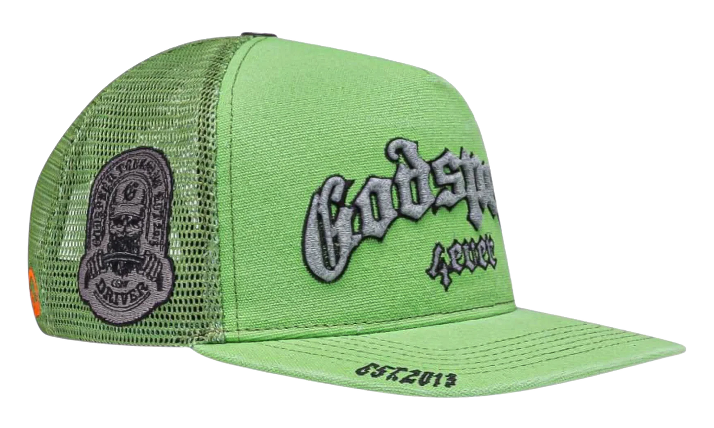 GS Forever Trucker Hat "Lime Washed / Grey" GS131