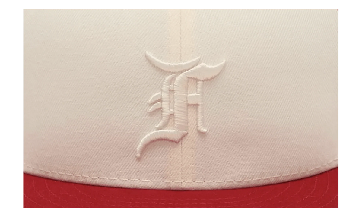 59FIFTY Fear Of God Essentials Fitted Hat "Scarlet" NE410