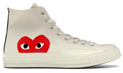 Chuck Taylor All-Star 70 High Comme des Garcons PLAY White