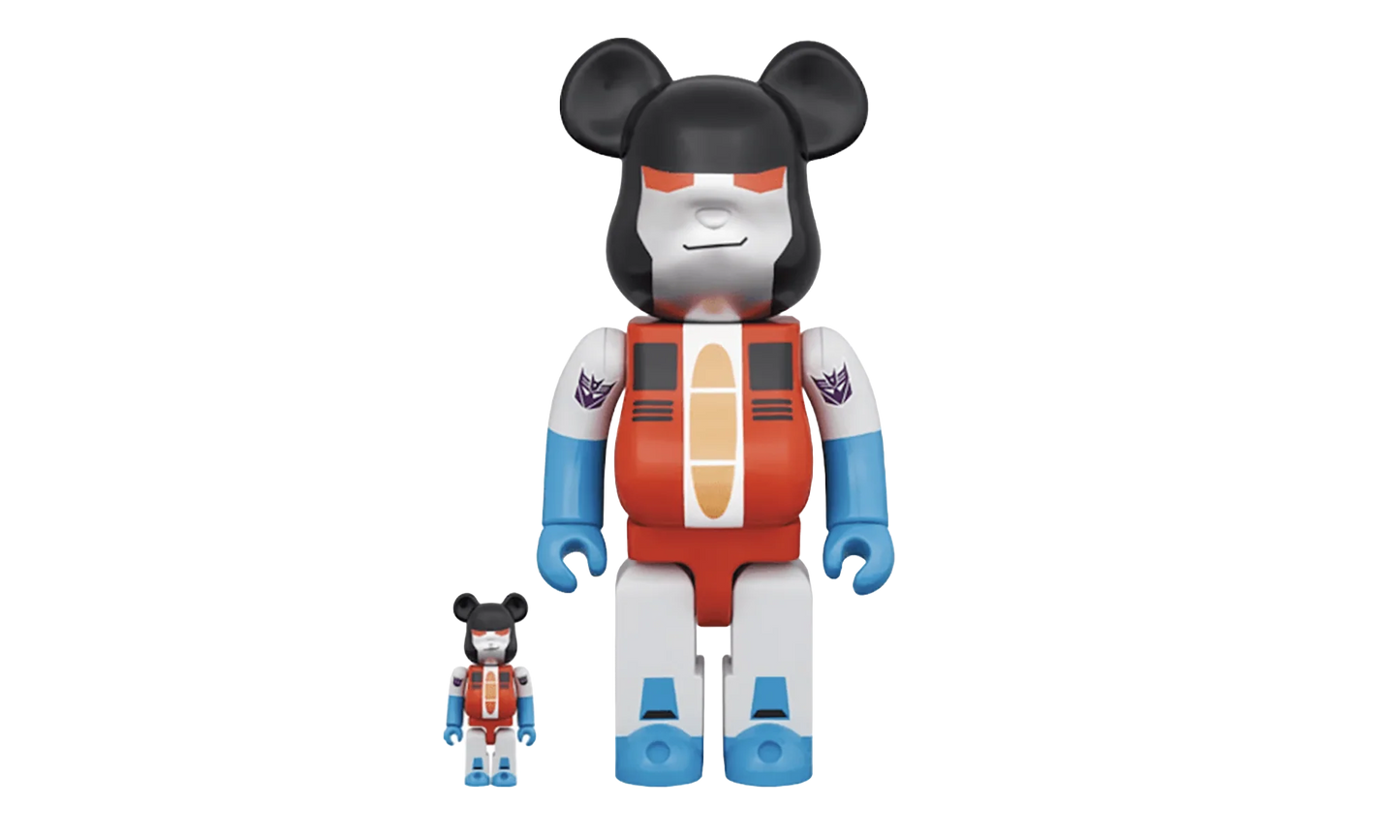 Bearbrick Transformers Starscream "100% & 400% Set" MEDI3066