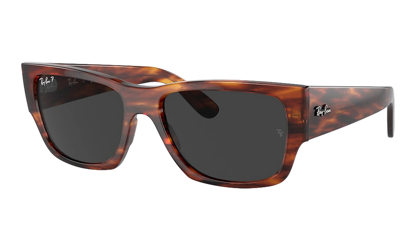 Carlos Polarized Sunglasses "Striped Havana" RB0947SF-954-48_56