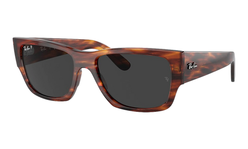 Carlos Polarized Sunglasses "Striped Havana" RB0947SF-954-48_56