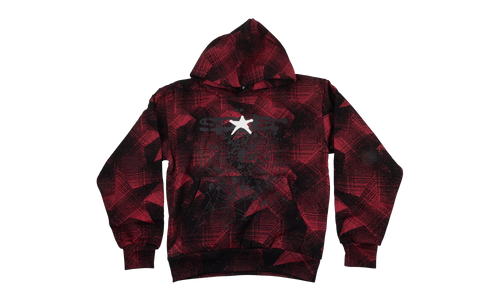 PLAID SPLATT HOODIE "Black" SP5der299