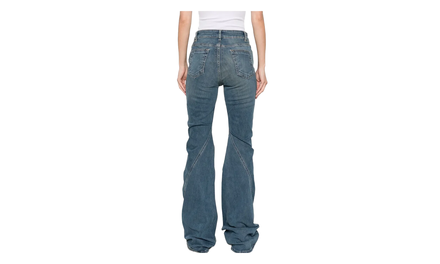 Denim Bias Bootcut Jeans WMNS "Washed Indigo" DS01E3302 SDWB 06