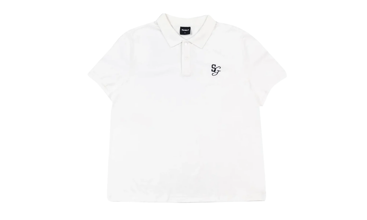 Frankie Polo Short Sleeve T-Shirt "White" SMT09 1WHT