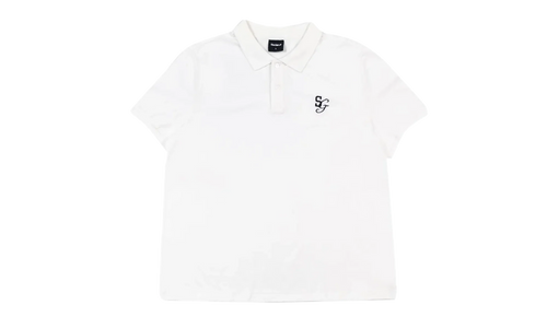 Frankie Polo Short Sleeve T-Shirt "White" SMT09 1WHT
