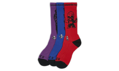 FOTI SOCKS "Multi - Blue, Purple, Red" CHRM0797