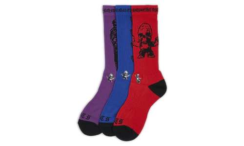 FOTI SOCKS "Multi - Blue, Purple, Red" CHRM0797