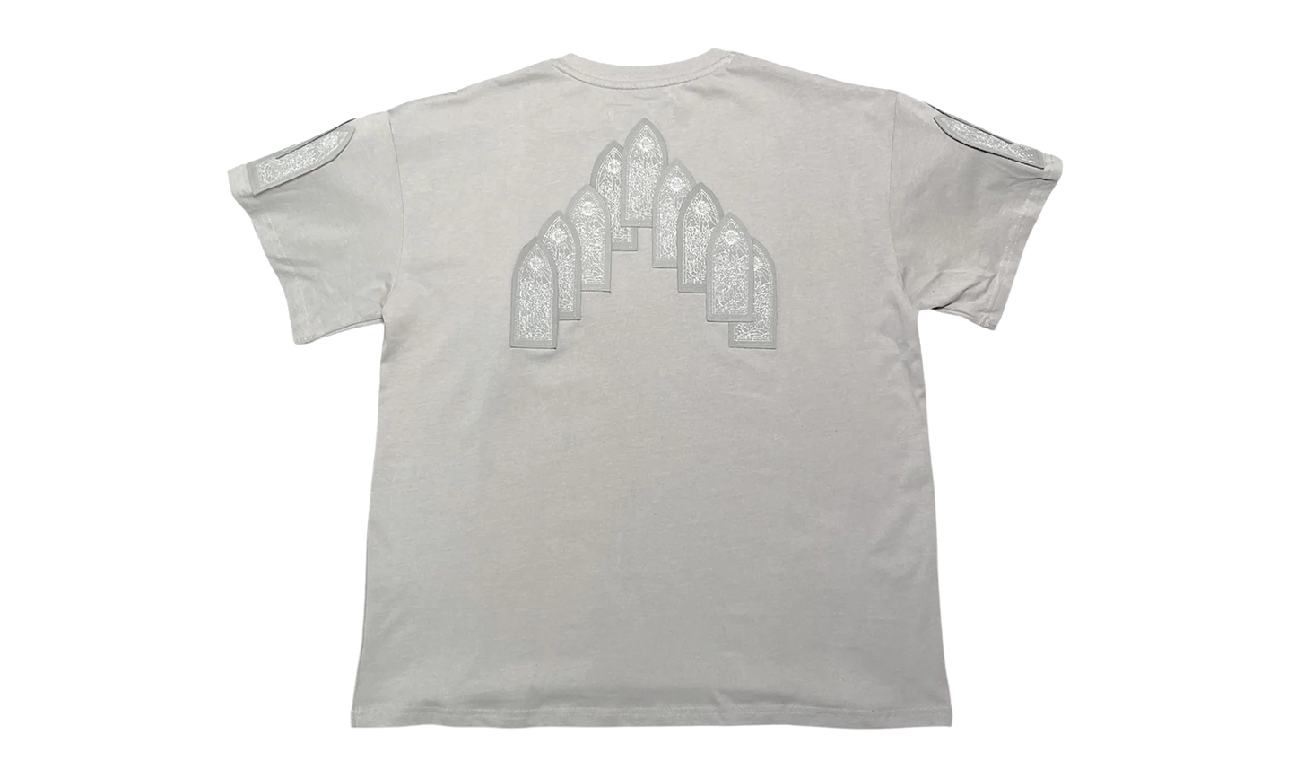 Window Leather Patch Short Sleeve Tee "Vintage Grey" WDWBMBLWSSTSVG