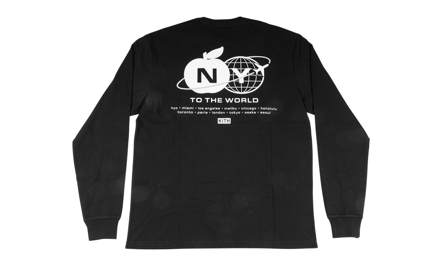 New York To The World Longsleeve "Black" KHM034459 001