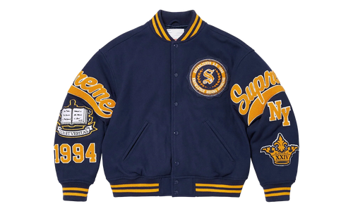 Veritas Varsity Jacket "FW24 - Navy" SU27222